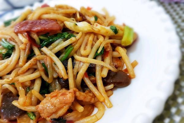 豆瓣酱炒米粉的做法图解10