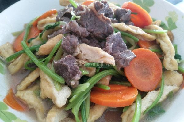 小炒牛肉的做法图解4