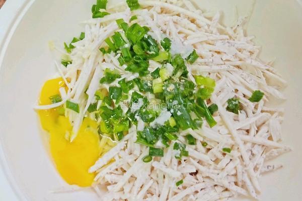 炸香芋饼的做法图解2