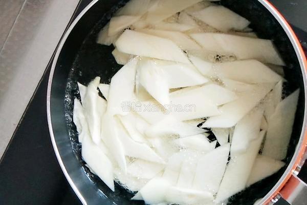 番茄肉沫茭白的做法图解6
