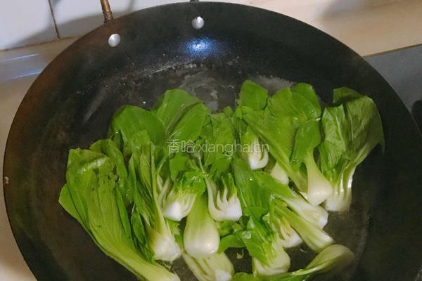 上汤小白菜的做法图解3