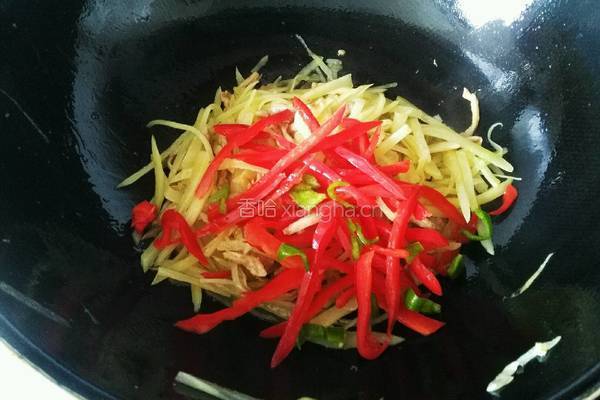 土豆炒肉丝的做法图解7