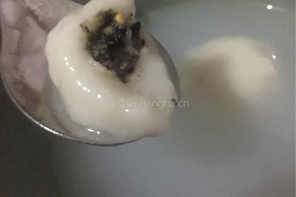 黑芝麻花生元宵的做法图解18