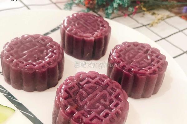 紫薯月饼的做法图解12