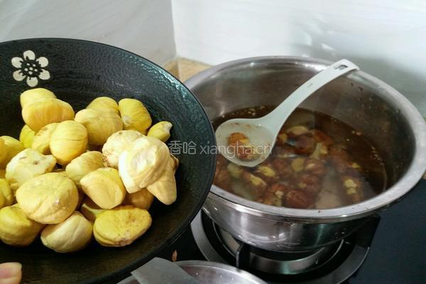 自制板栗馅（冰皮月饼馅）的做法图解2