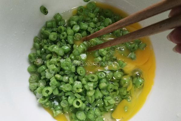 豆角煎鸡蛋的做法图解9