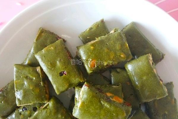 抹茶味牛轧糖