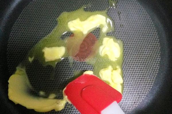 抹茶味牛轧糖的做法图解1