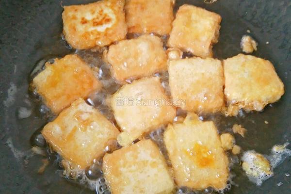金针菇炒豆腐的做法图解5