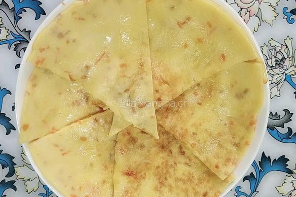 胡萝卜鸡蛋饼的做法图解7