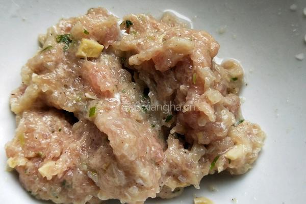 虾仁肉末蒸豆腐的做法图解3