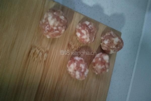 冬瓜汆丸子的做法图解5