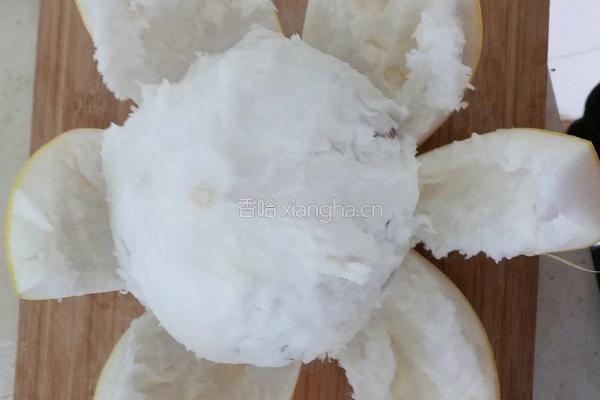 百花蜂蜜柚子茶的做法图解2
