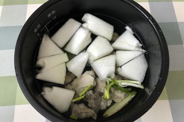 冬瓜排骨汤的做法图解3
