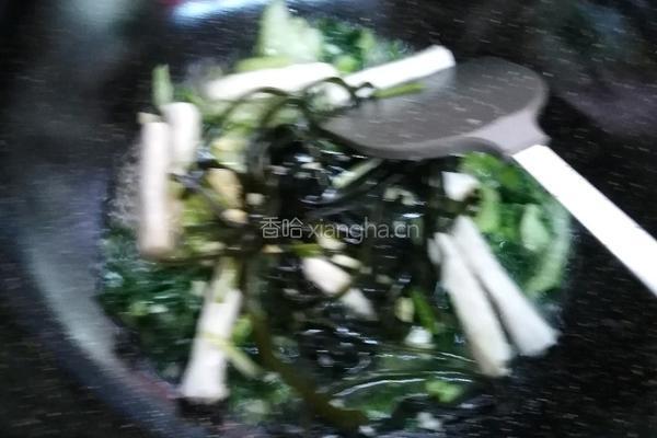 海霸王海带炒大头菜的做法图解8