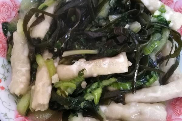 海霸王海带炒大头菜的做法图解10