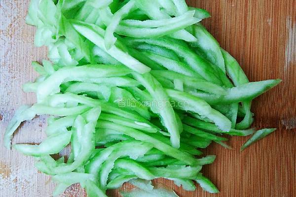 老鼠瓜炒肉的做法图解5