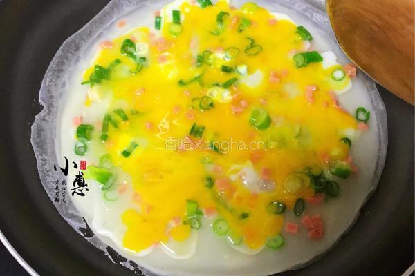 鸡蛋煎饼的做法图解5