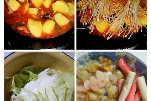 肉蟹煲的做法图解3