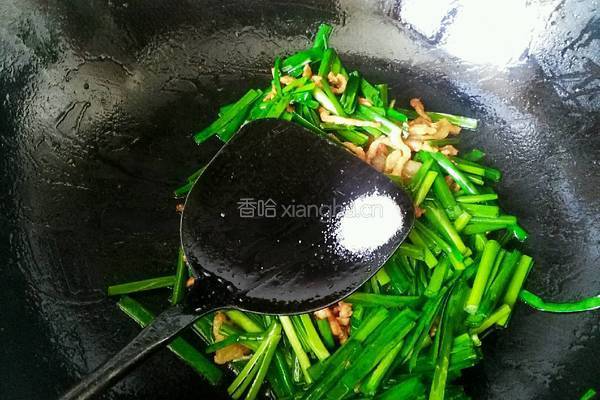 韭菜炒肉丝的做法图解8