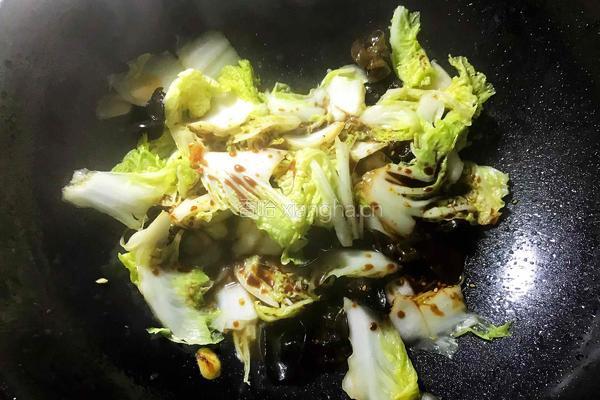 家常醋溜白菜的做法图解7