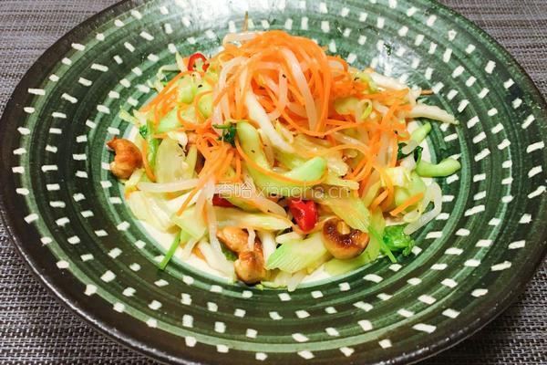 杂蔬腰果沙拉的做法图解10