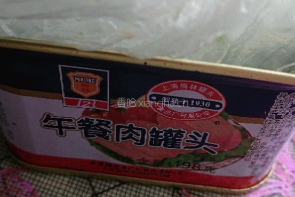 西兰花午餐肉大饭团的做法图解3