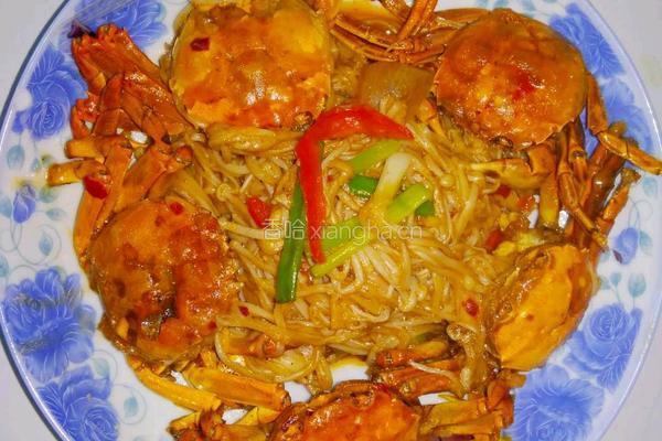邂（河蟹）逅金针菇