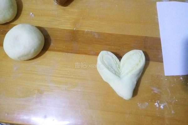 椰蓉心形面包的做法图解14
