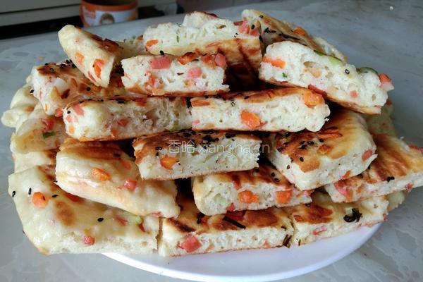 大米煎发面饼的做法图解6