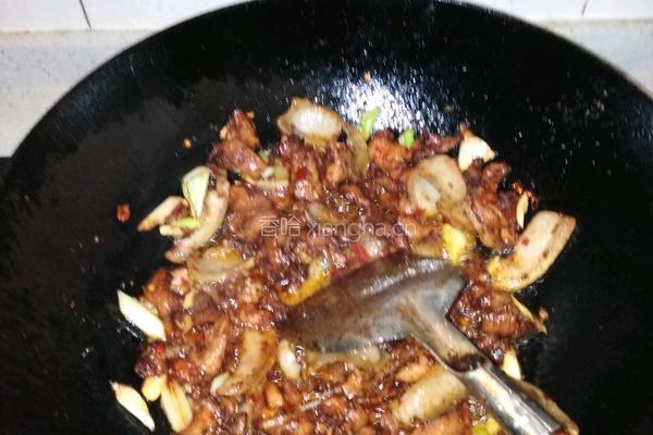 地瓜炒肉的做法图解3