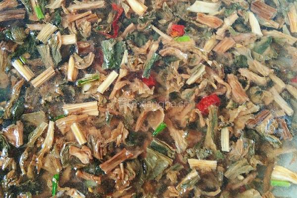 干白菜腌菜煮豆腐的做法图解7
