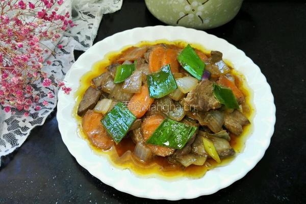 洋葱炒猪肝的做法图解10
