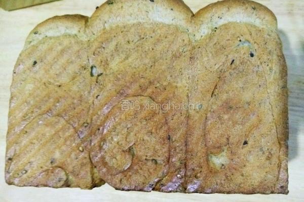 波兰种黑芝麻吐司的做法图解14