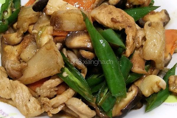 香菇炒肉片的做法图解12