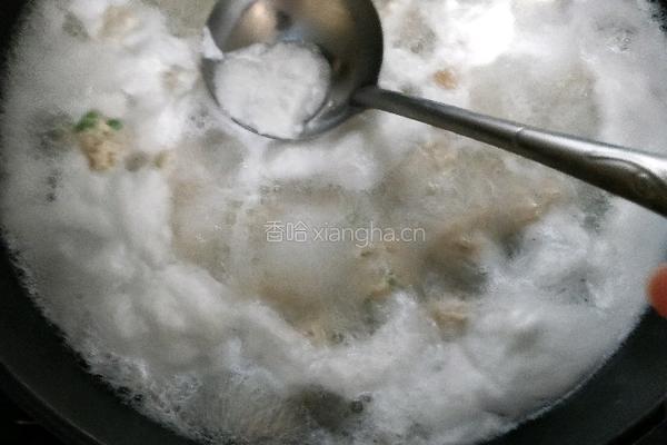 菌汤鸡丸面的做法图解7
