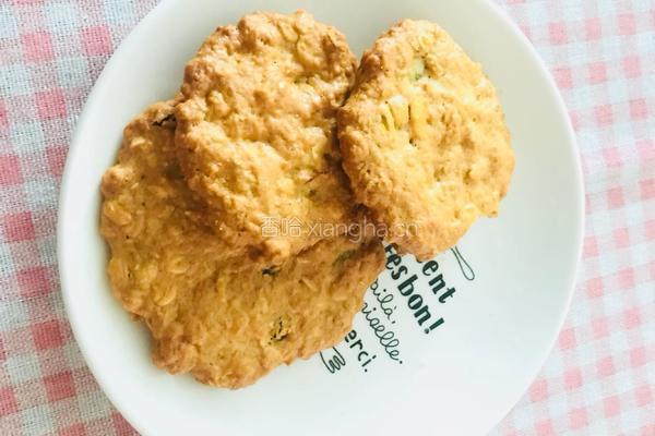 盘吉坚果燕麦脆香饼的做法图解7