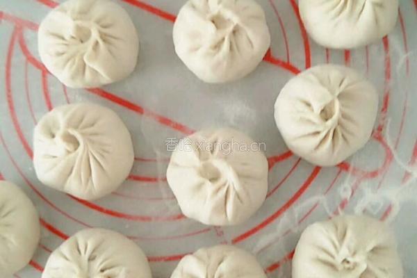 营养美味的燕麦南瓜豆角肉包子的做法图解9
