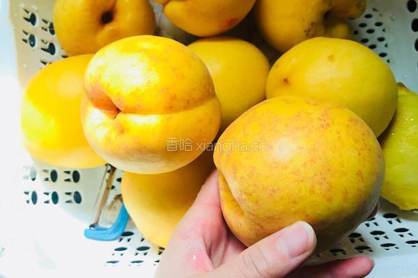 黄桃罐头的做法图解1