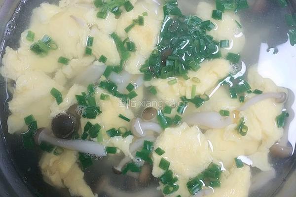 蟹肉菇蛋汤