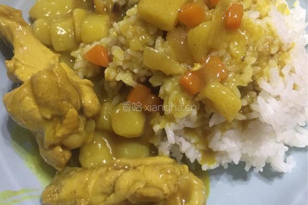 咖喱鸡腿饭的做法图解6