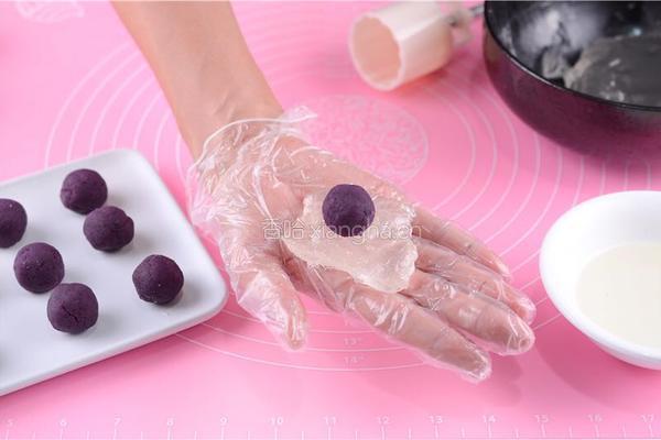 水晶紫薯月饼的做法图解10