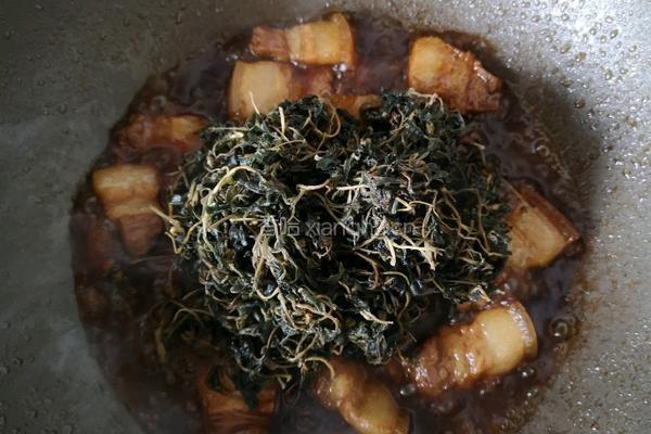 马齿苋烧肉 的做法图解6