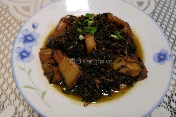 马齿苋烧肉 的做法图解7