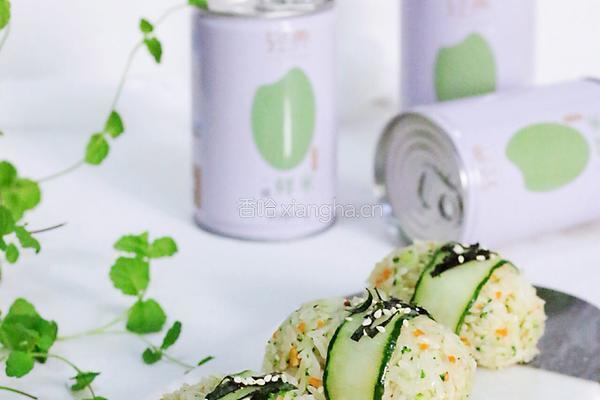 西兰花芝麻饭团的做法图解17
