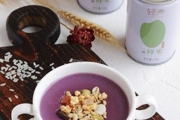 紫薯燕麦米糊的做法图解14