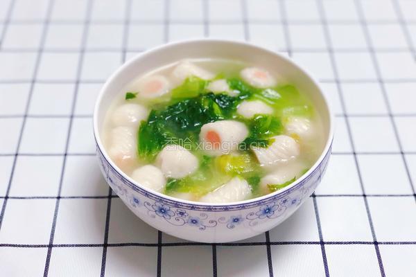 青菜鱼丸汤