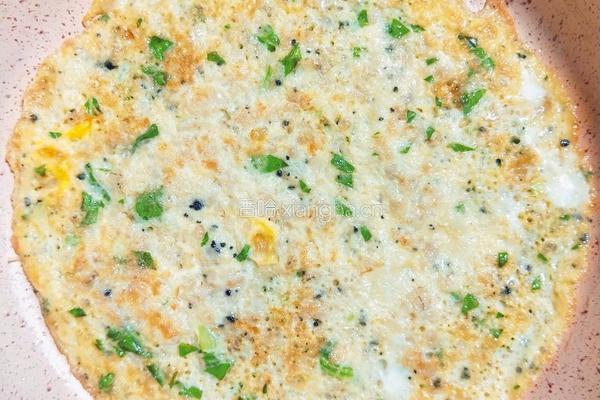 燕麦鸡蛋饼的做法图解5