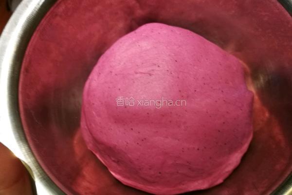 豆沙麻薯火龙果面包的做法图解6
