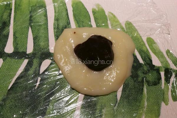 豆沙麻薯火龙果面包的做法图解9